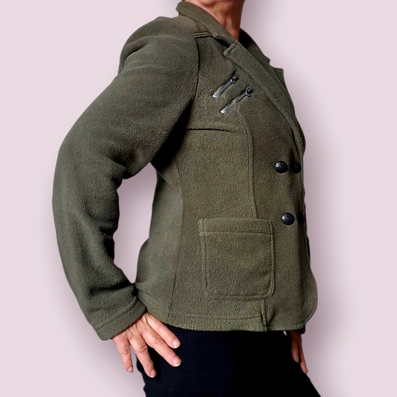 Ruff Hewn Women's Double-Breasted Blazer Size L - Picture 3 of 6